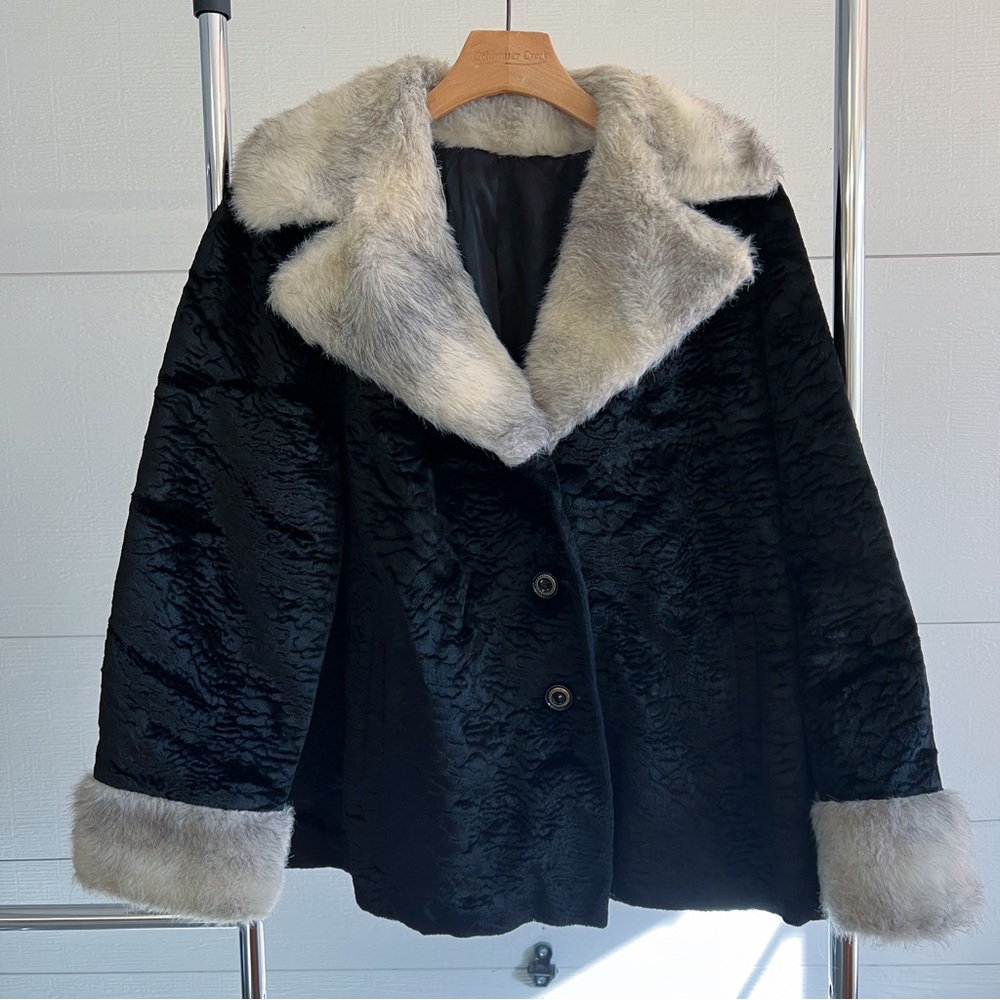 Vintage faux fur coat